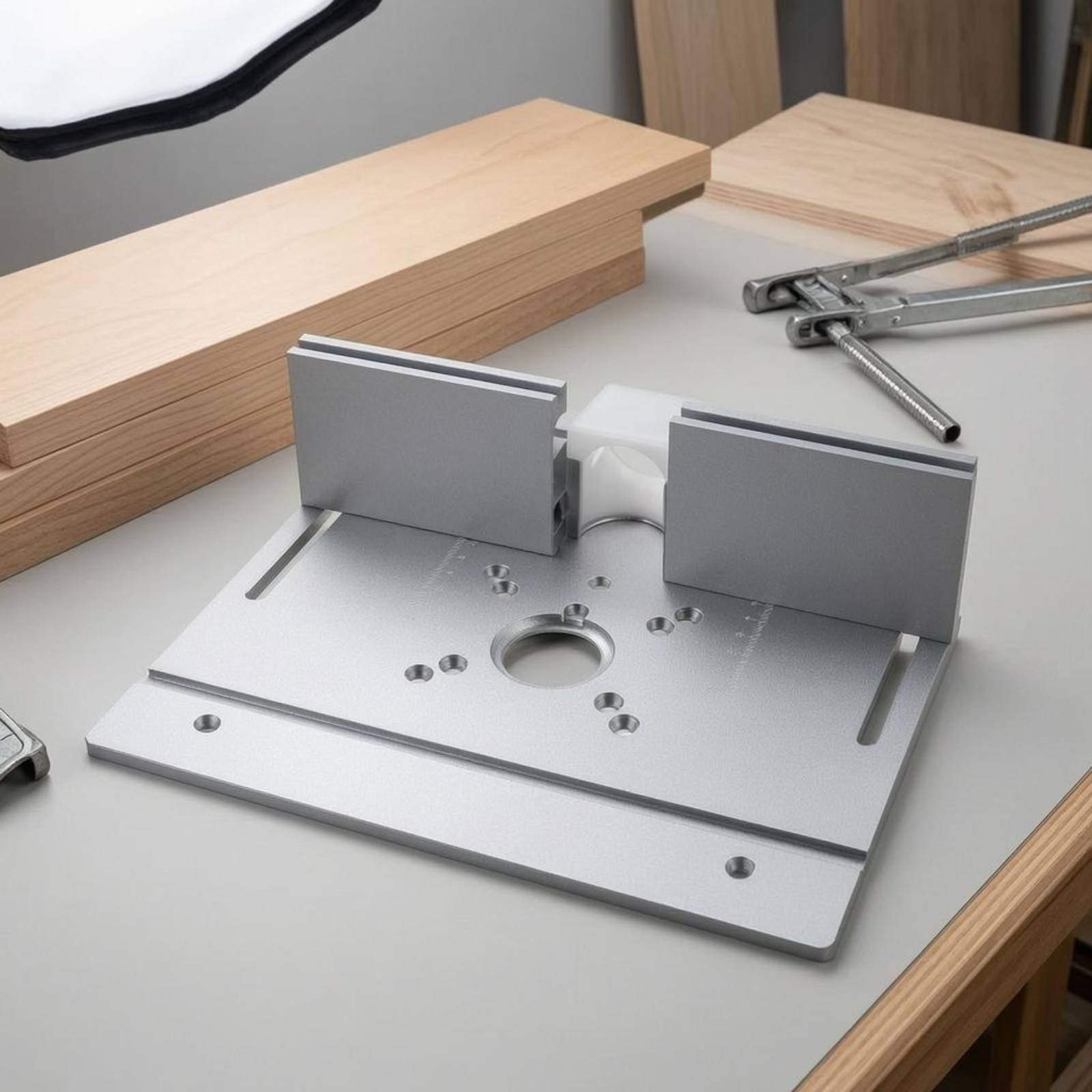 Woodworking Table - Płyta montażowa do frezarki, wkładki do
