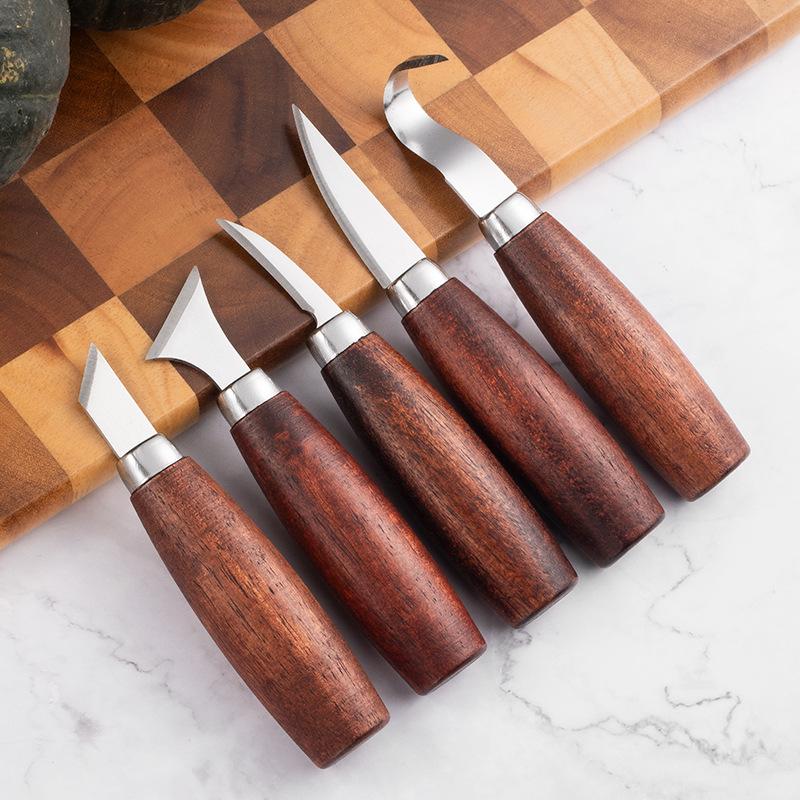 Zestaw 5 dłut do rzeźbienia w  – Woodworking Project recenzja i cena