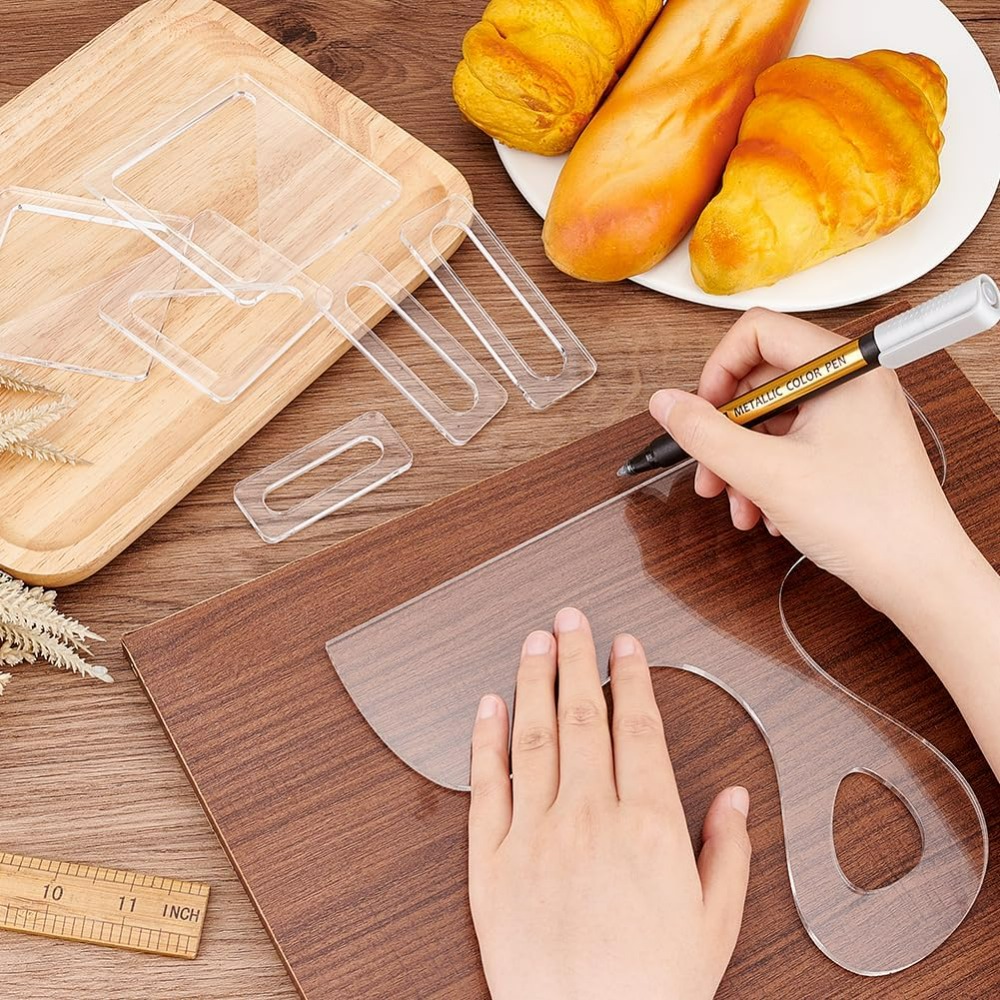 7 szt. Szablonów do charcuteri – Woodworking Basics recenzja i cena