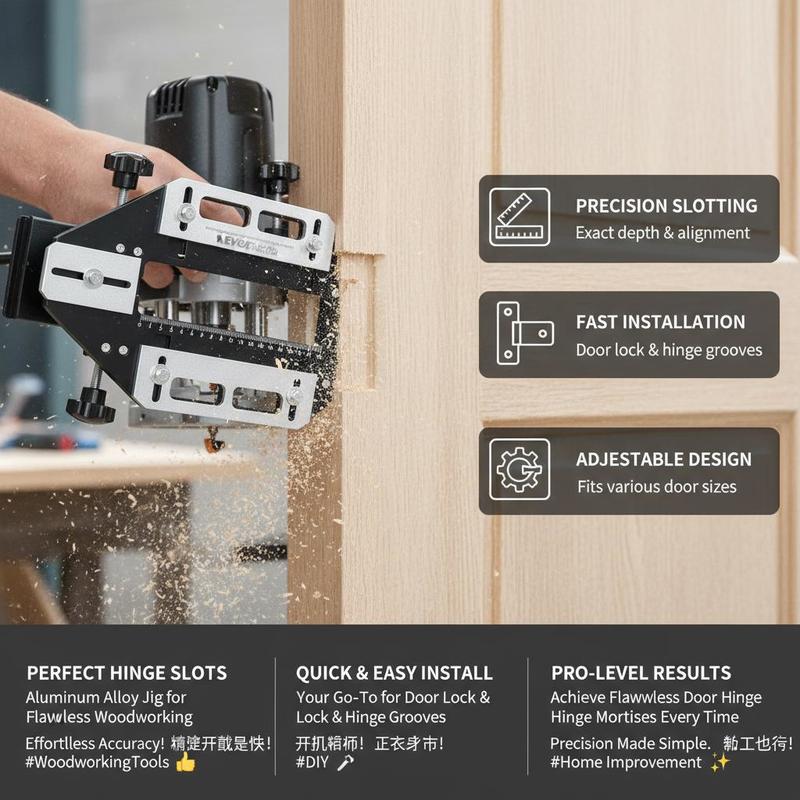 Szablon do wpuszczania zatrzas – Woodworking Tools recenzja i cena