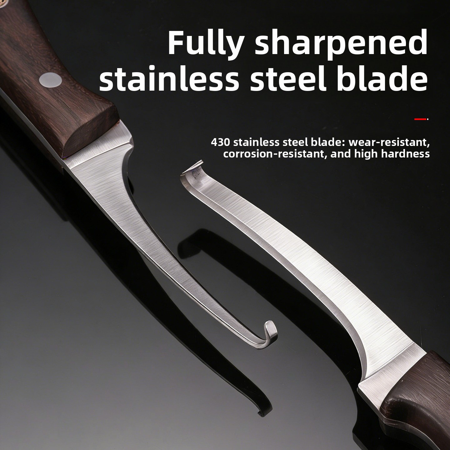 Nóż hakowy ze stali nierdzewne – Woodworking Basics recenzja i cena