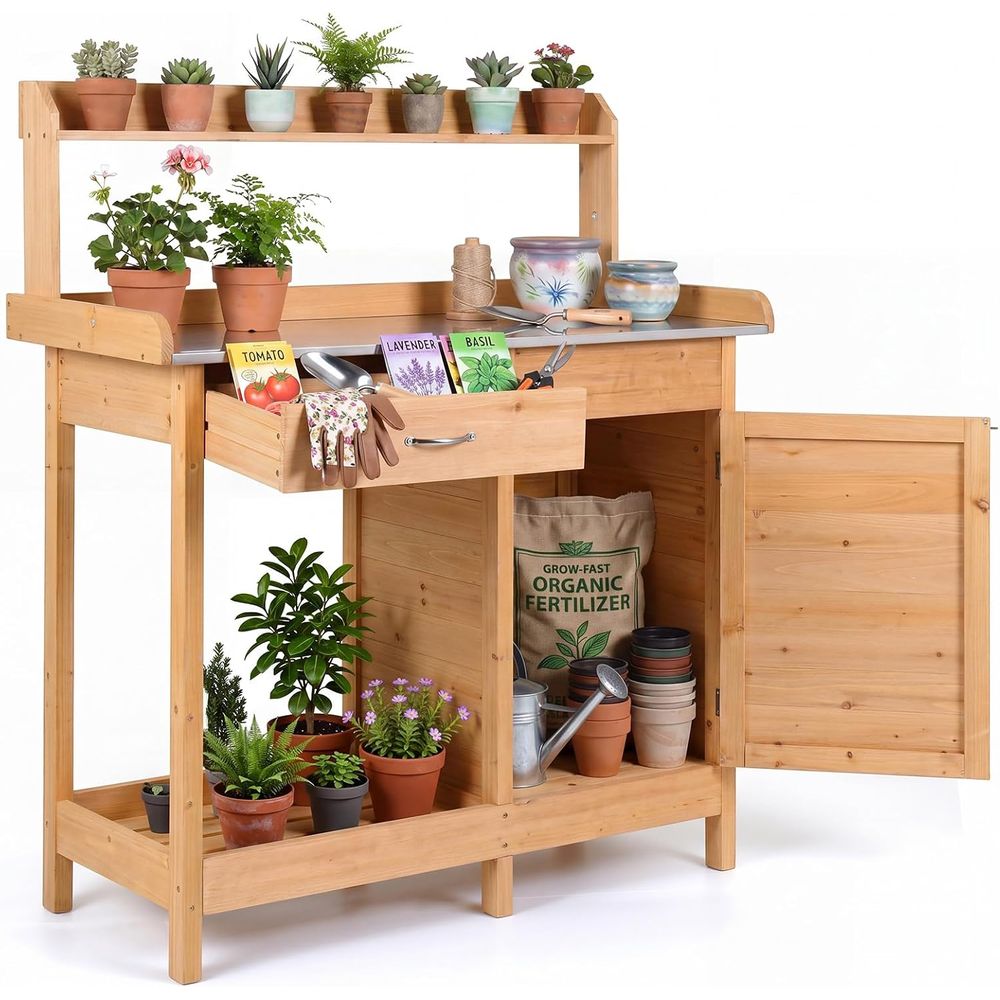 Drewniany stół ogrodowy do pra – Woodworking Workbench recenzja i cena
