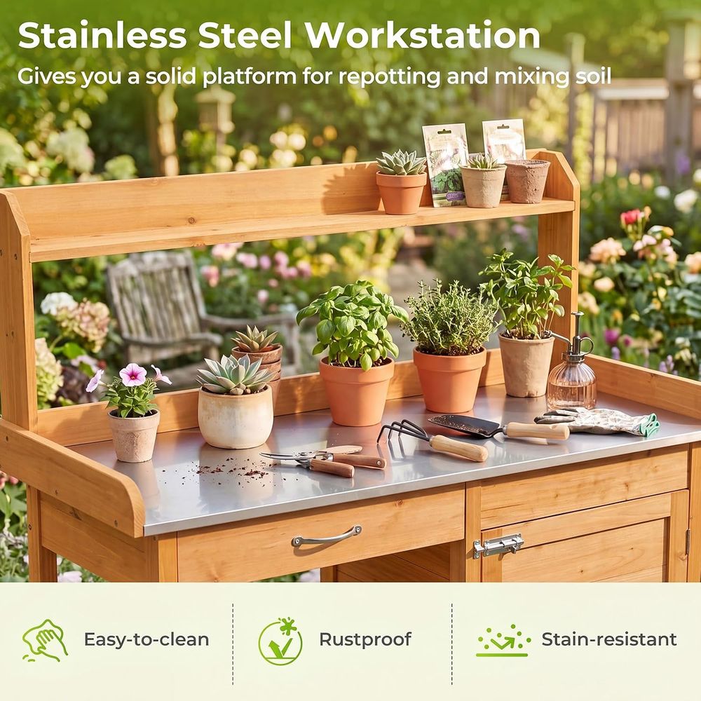 Drewniany stół ogrodowy do pra – Woodworking Workbench recenzja i cena