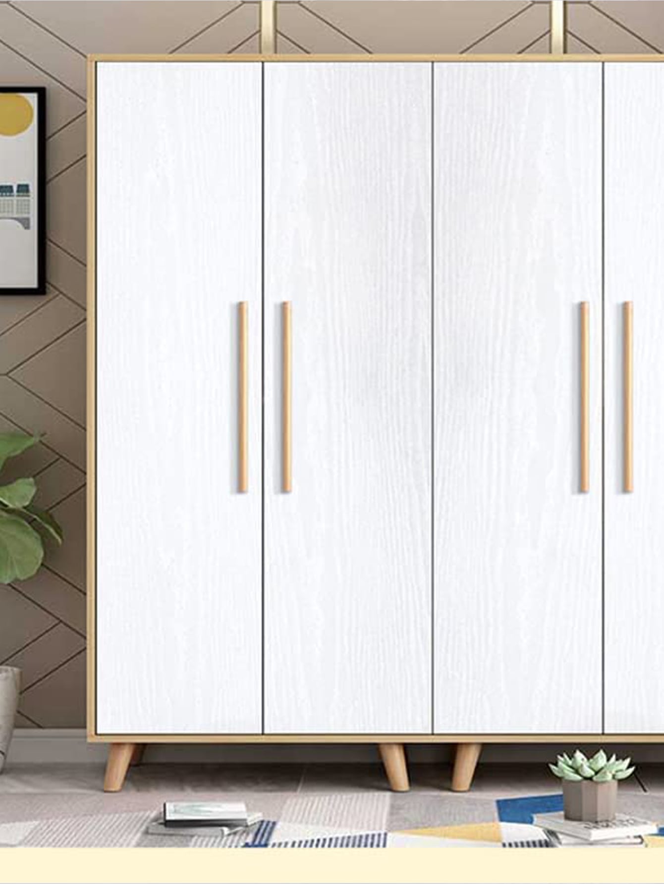 30cm/40cm/50cm winylowy biały  – Woodworking Zone recenzja i cena