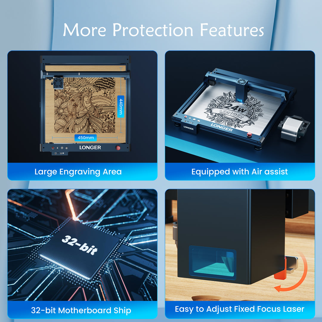 Laserowa grawerka LONGER B1 40 – Woodworking Apps recenzja i cena
